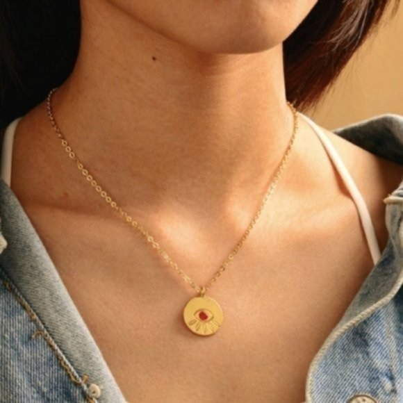 Jewelry - CLEARANCE🧡 Dainty Nazar Necklace